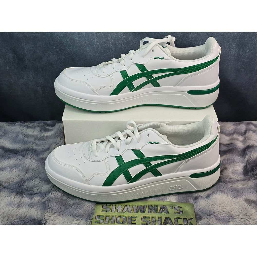 NWOT ASICS Japan S ST Sneakers White Green GEL Platform Lifestyle Mens 14
